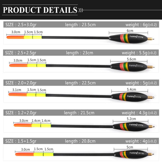 Flotteur avec chemise en bois. – Flotteurs de pêche – Oceanis Gear