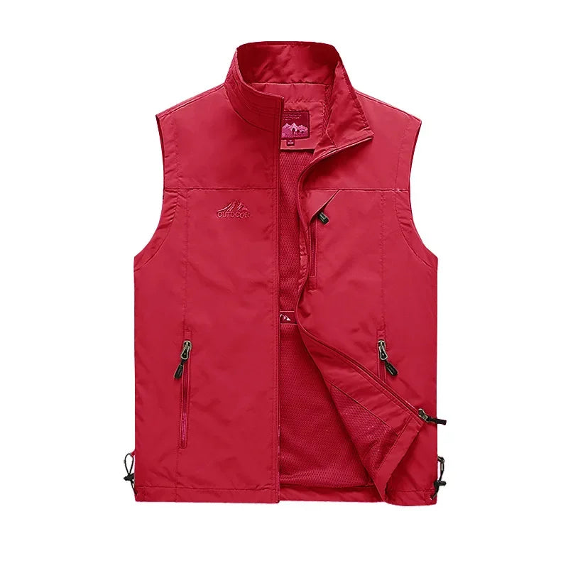 Gilet pour homme, couleur unie â VESTE DE PECHE â Oceanis Gear