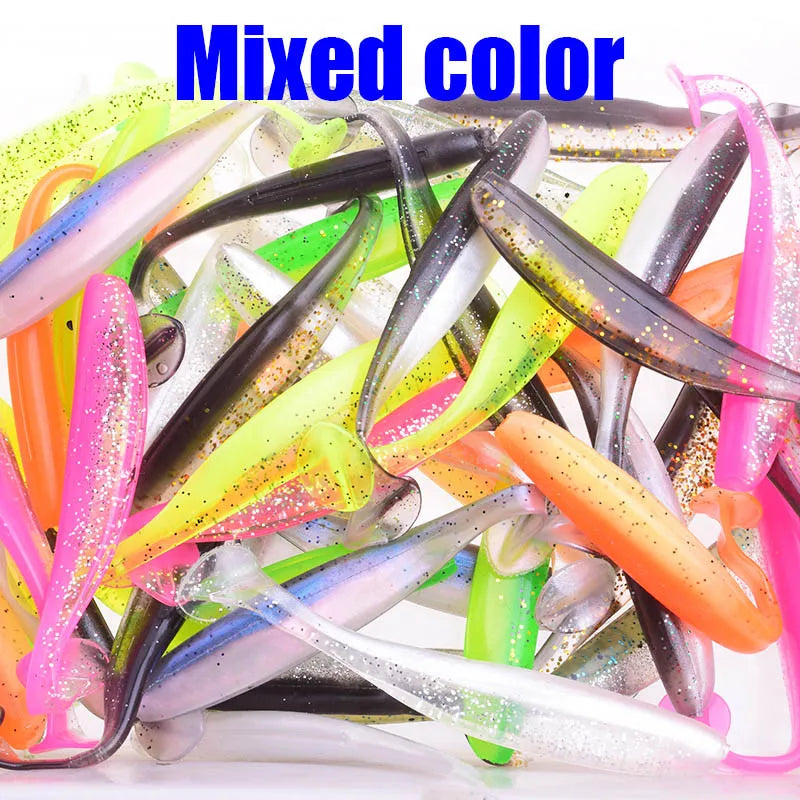 Leurres Souples Queue T Silicone - Ver Artificiel 50-95mm – Leurres de pêche – Oceanis Gear