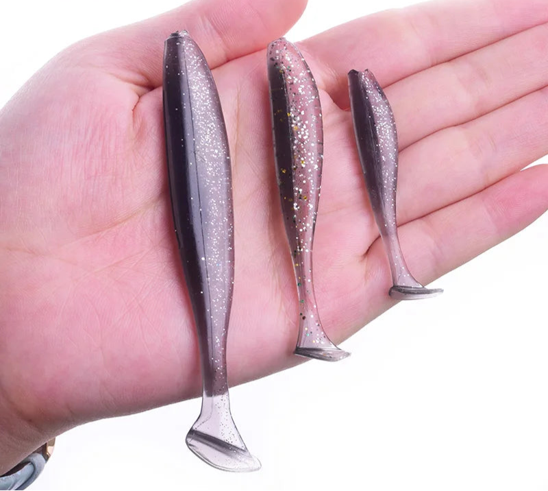 Leurres Souples Queue T Silicone - Ver Artificiel 50-95mm – Leurres de pêche – Oceanis Gear