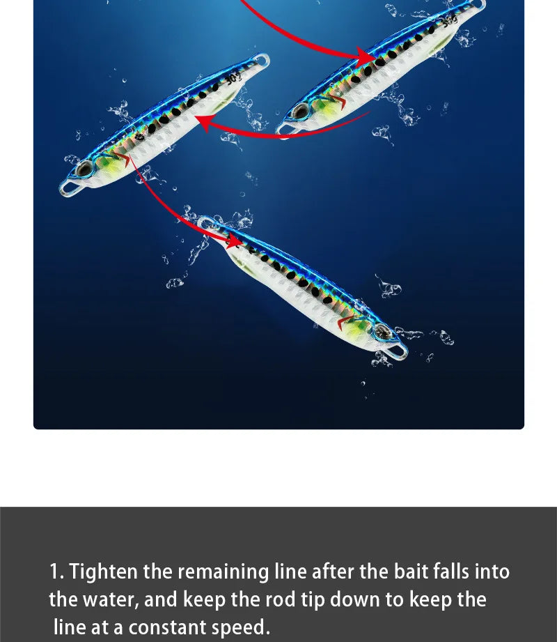 Leurre Artificiel Métallique - Appât Dur Multi-Poids 10-50g – Leurres de pêche – Oceanis Gear