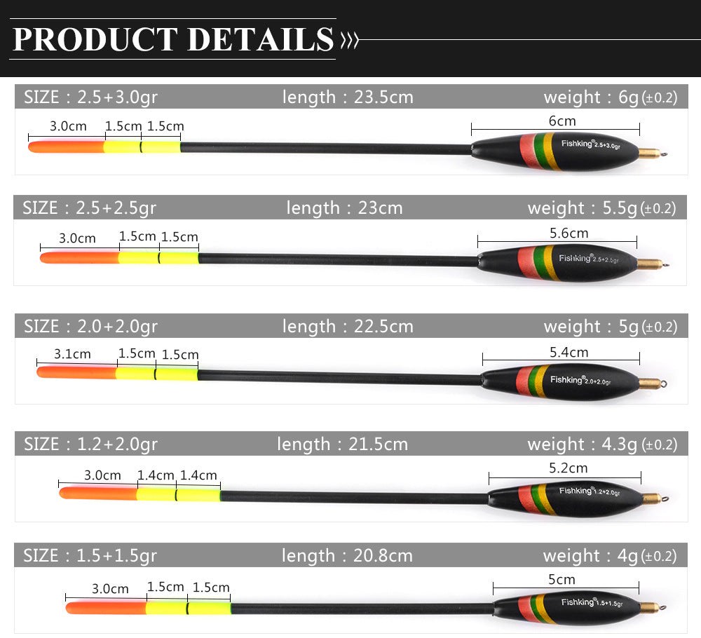 Flotteur avec chemise en bois. – Flotteurs de pêche – Oceanis Gear