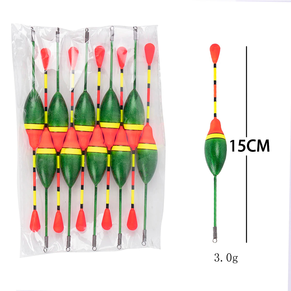 Flotteurs Pêche Haute Sensibilité - Lot 10 Bouées Verticales – Flotteurs de pêche – Oceanis Gear
