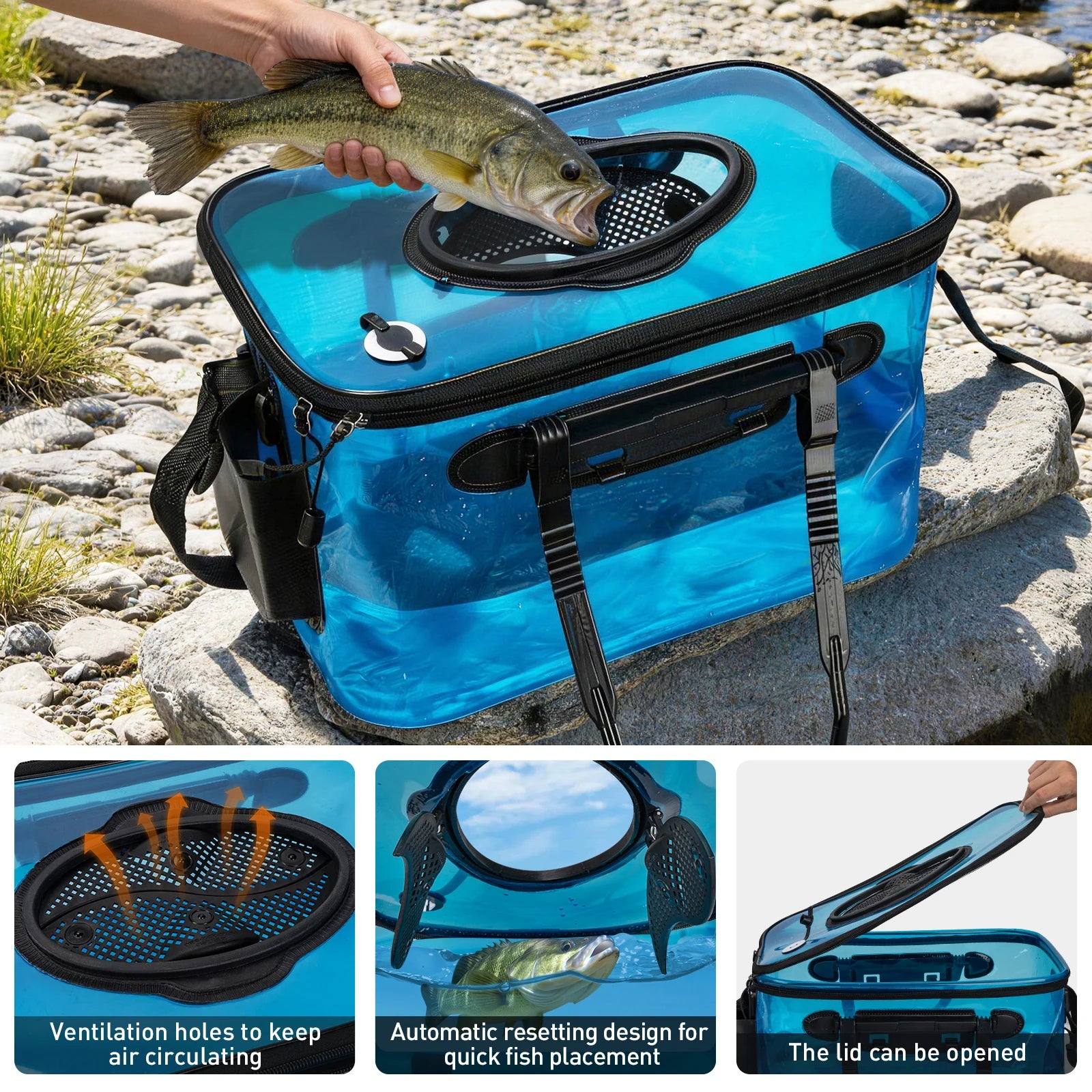 Seau Pêche Pliable 6 Gallons – Accessoires de pêche – Oceanis Gear