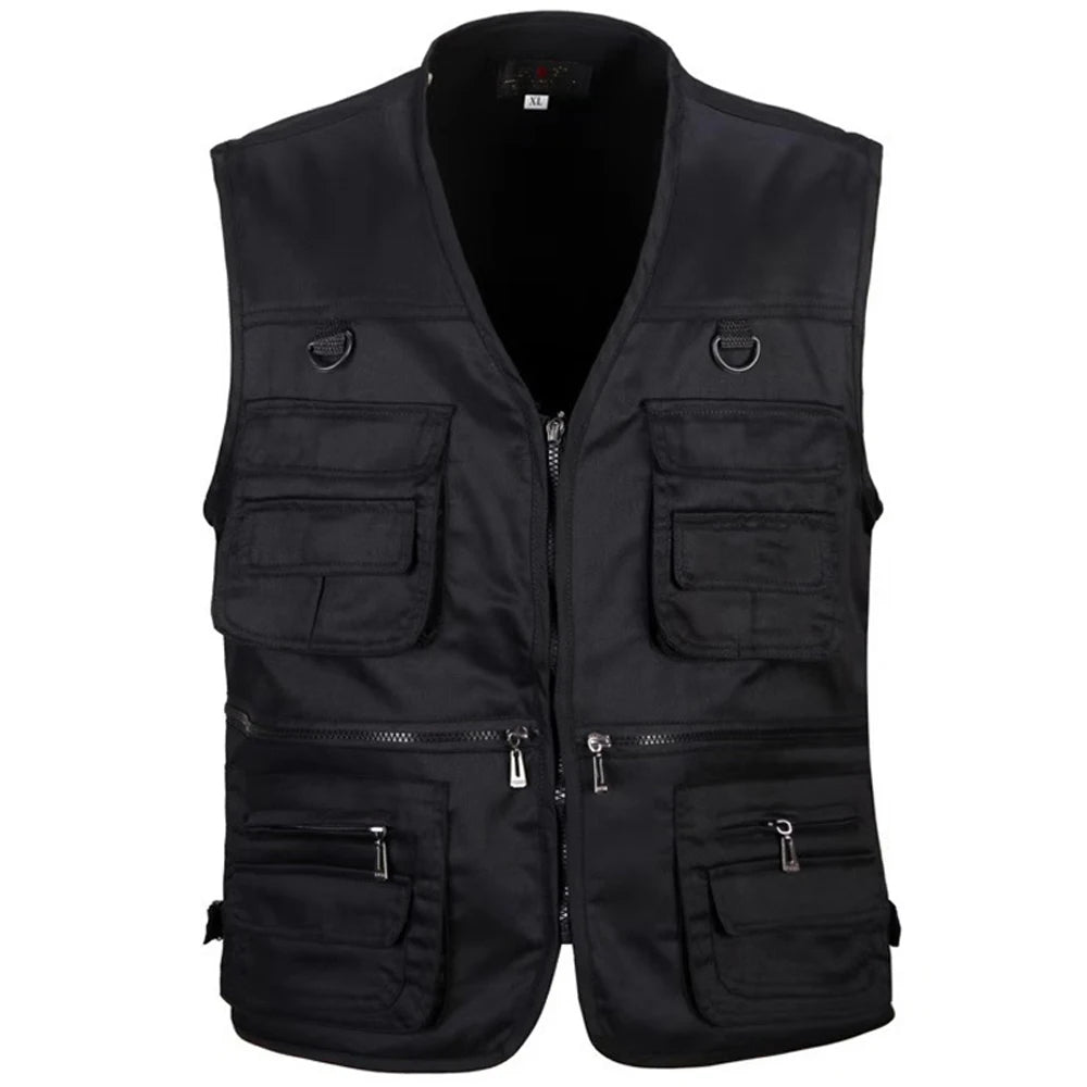 Gilet Tactique Été Homme - Multi-Poches Pêche Outdoor XL-4XL – Vêtements de pêche – Oceanis Gear