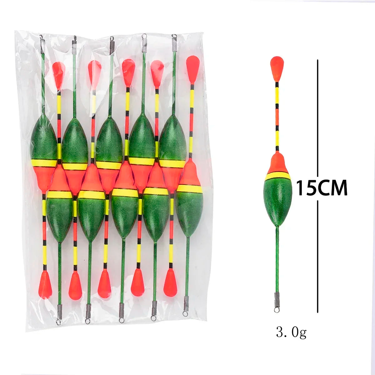Flotteurs Pêche Haute Sensibilité - Lot 10 Bouées Verticales – Flotteurs de pêche – Oceanis Gear
