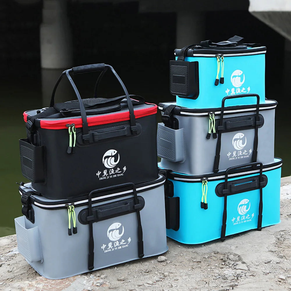 Seau Pêche Pliable EVA - Portable avec Poignée Ergonomique – SACS DE PECHE – Oceanis Gear