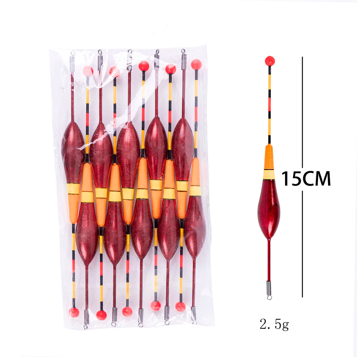 Flotteurs Pêche Haute Sensibilité - Lot 10 Bouées Verticales – Flotteurs de pêche – Oceanis Gear