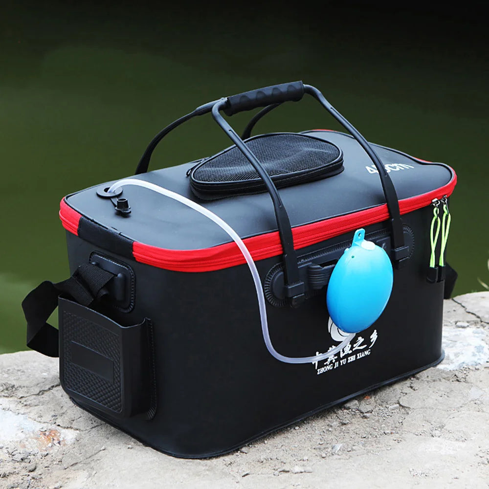 Seau Pêche Pliable EVA - Portable avec Poignée Ergonomique – SACS DE PECHE – Oceanis Gear