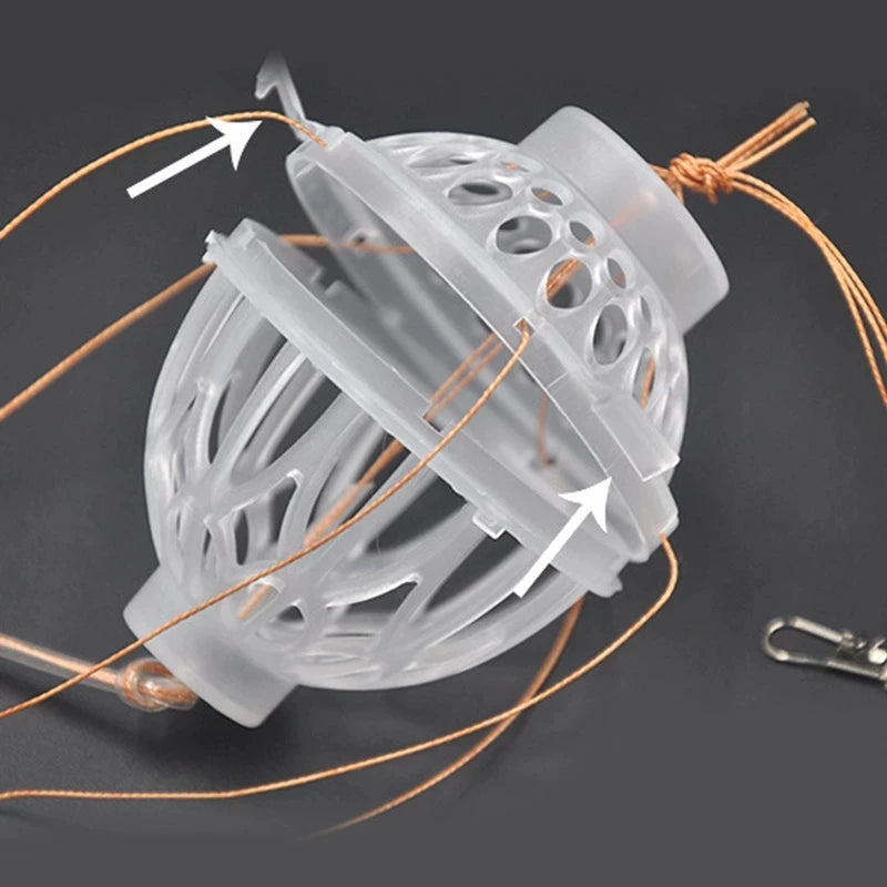 Cage d’Appât avec Hameçons Multiples – Système de Pêche Efficace – OUTILS DE PECHE – Oceanis Gear