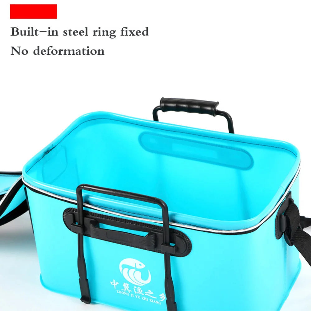 Seau Pêche Pliable EVA - Portable avec Poignée Ergonomique – SACS DE PECHE – Oceanis Gear