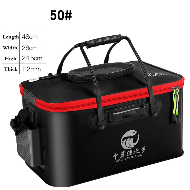 Seau Pêche Pliable EVA - Portable avec Poignée Ergonomique – SACS DE PECHE – Oceanis Gear