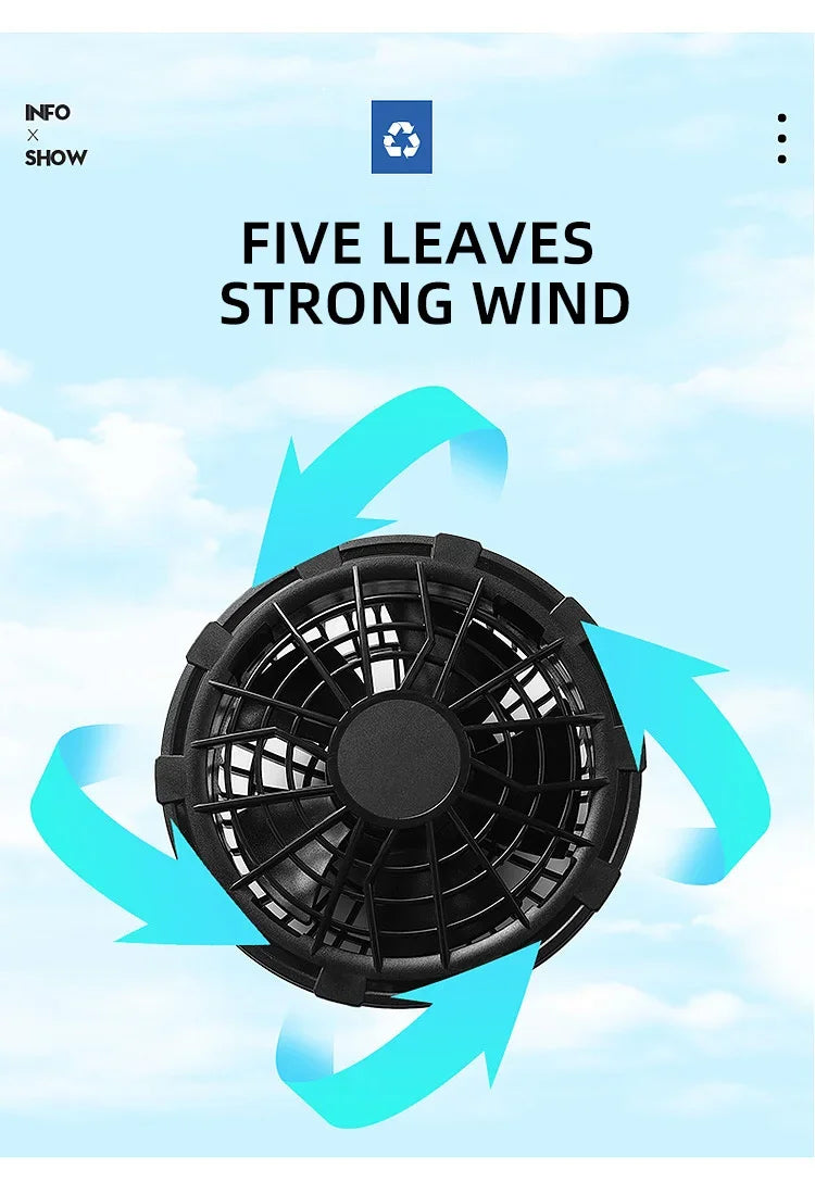 Gilet Refroidissement USB Été - 2 Ventilateurs Climatisé – VESTE DE PECHE – Oceanis Gear