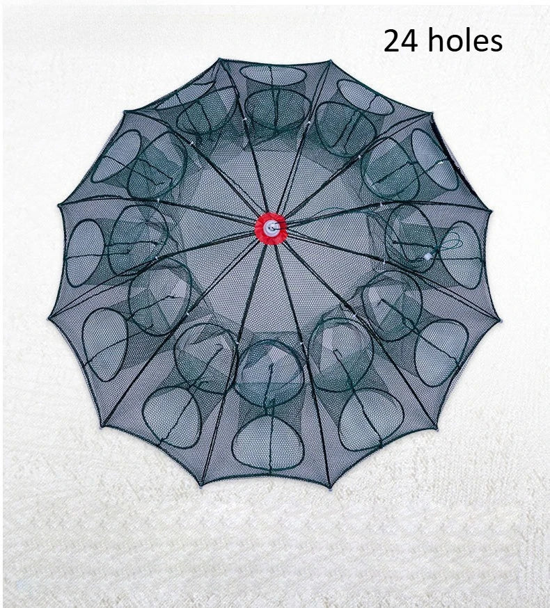 Filet de Pêche Automatique Pliable – Multi-Entrées – Accessoire de pêche – Oceanis Gear