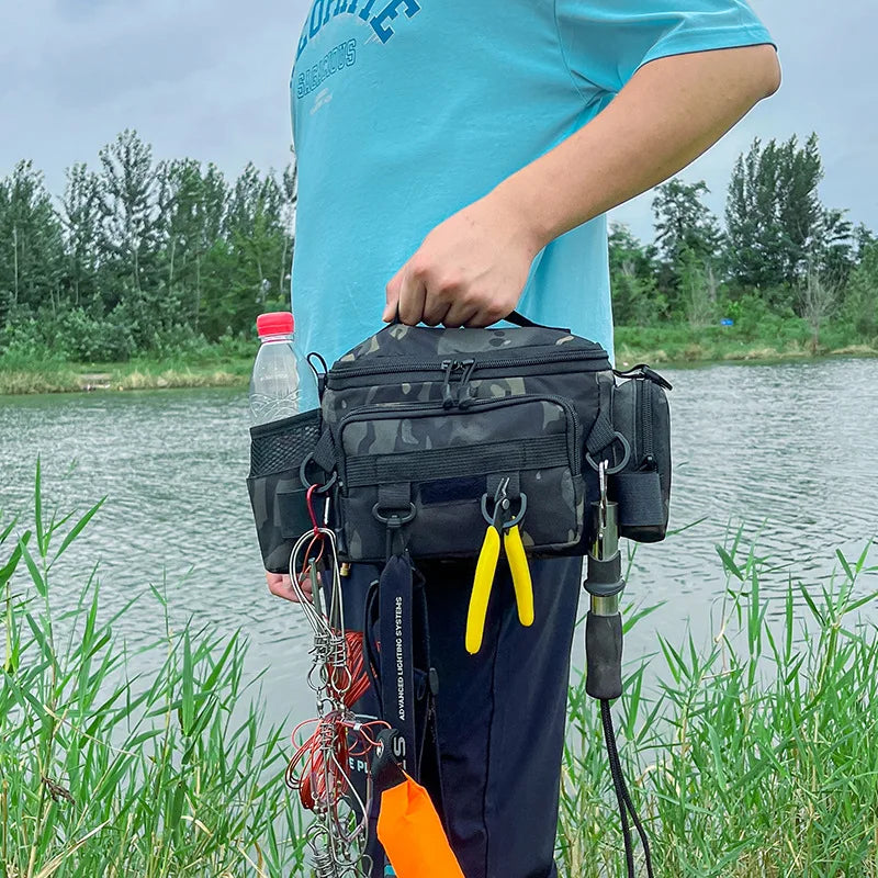 Sac Pêche Multifonctionnel Oxford - Organisateur Étanche 37cm – SACS DE PECHE – Oceanis Gear