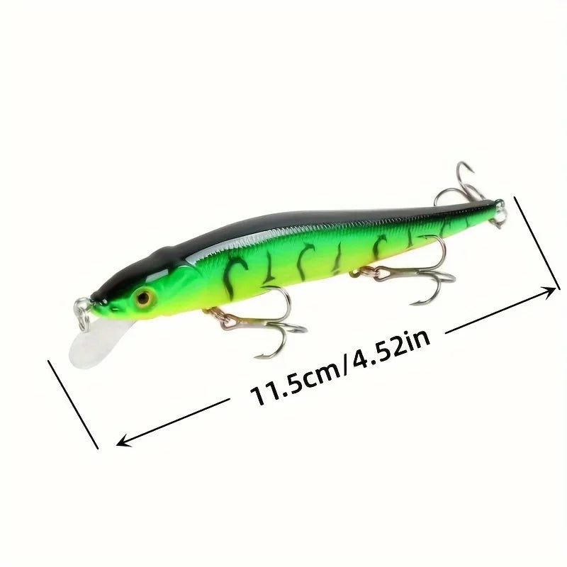 Leurre Minnow 115mm - Appât Dur Plongeant Brochet Bass – Leurres de pêche – Oceanis Gear