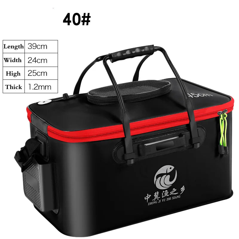 Seau Pêche Pliable EVA - Portable avec Poignée Ergonomique – SACS DE PECHE – Oceanis Gear