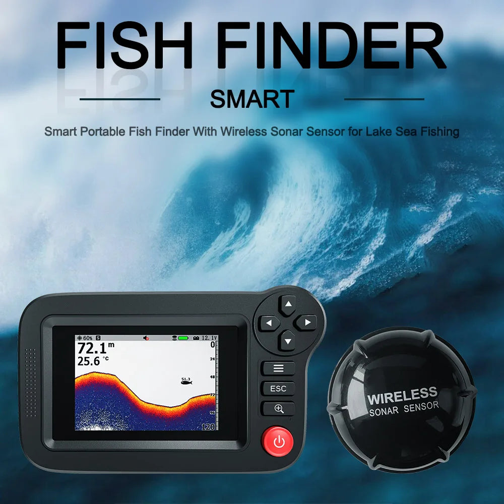 Smart Fish Finder - Sondeur portable et sondeur de profondeur pour la pêche – DETECTEURS DES POISSONS – Oceanis Gear
