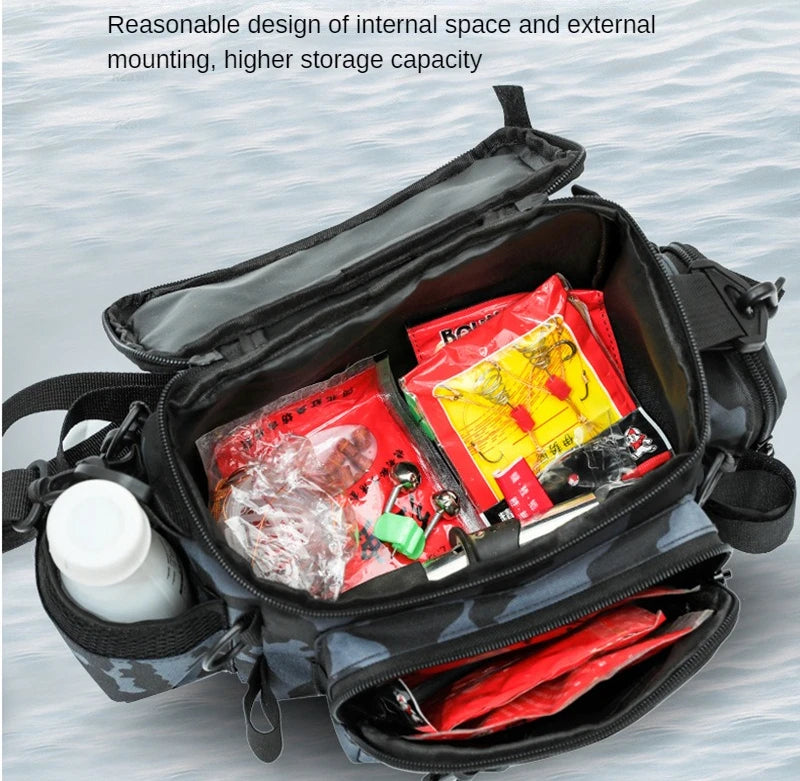 Sac Pêche Multifonctionnel Oxford - Organisateur Étanche 37cm – SACS DE PECHE – Oceanis Gear