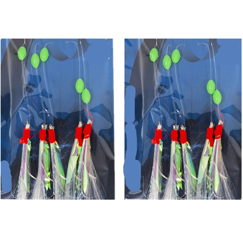 Leurres Souples Multicolores Silicone - Lot 5 Pièces Carnassiers – Leurres de pêche – Oceanis Gear