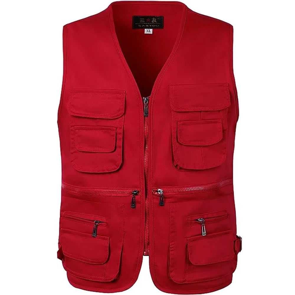 Gilet Tactique Été Homme - Multi-Poches Pêche Outdoor XL-4XL – Vêtements de pêche – Oceanis Gear