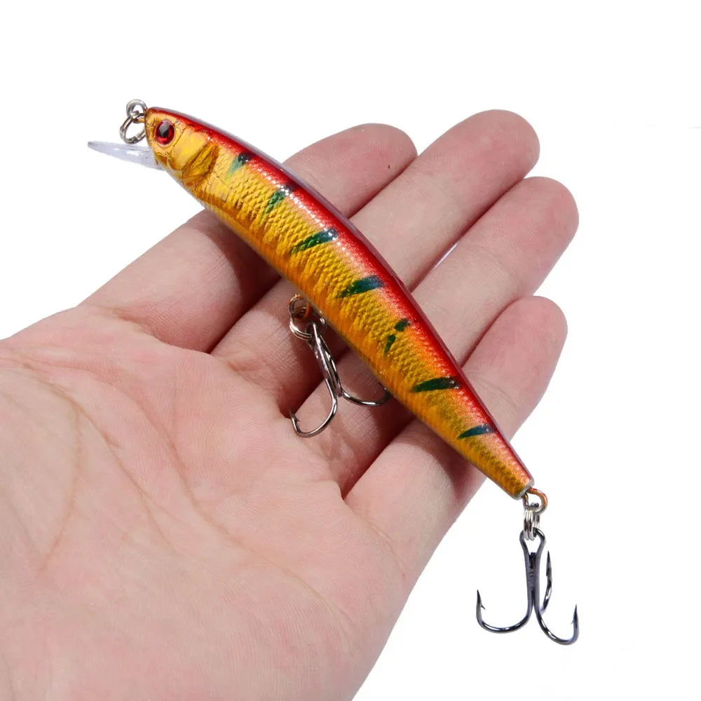 Leurre Minnow Flottant 95mm 8g - Poisson Nageur Dur Carnassier – Leurres de pêche – Oceanis Gear