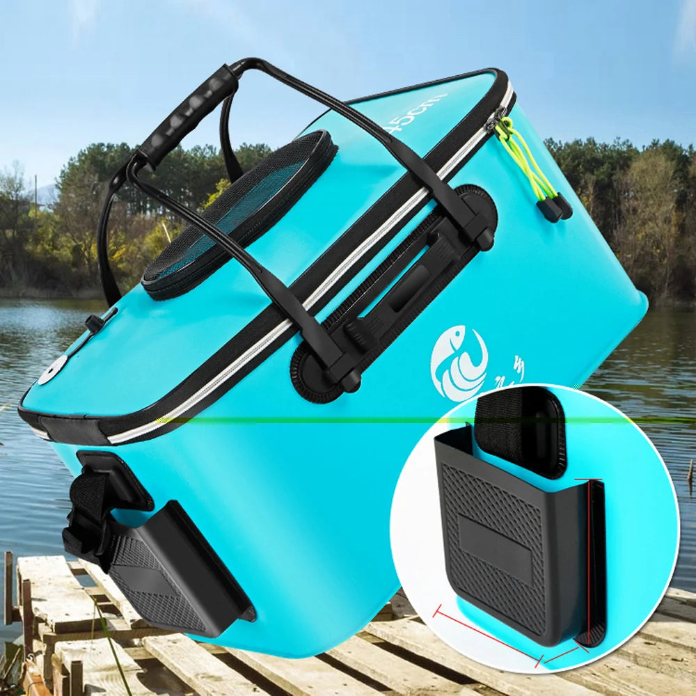 Seau Pêche Pliable EVA - Portable avec Poignée Ergonomique – SACS DE PECHE – Oceanis Gear