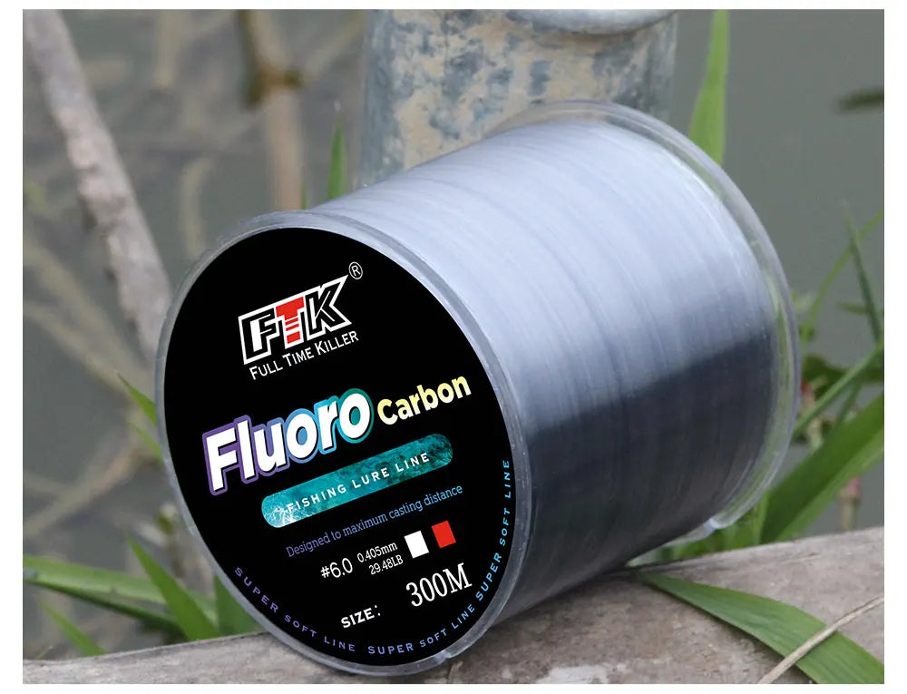 Ligne de pêche FTK 300M avec revêtement en fluorocarbone – OUTILS DE PECHE – Oceanis Gear