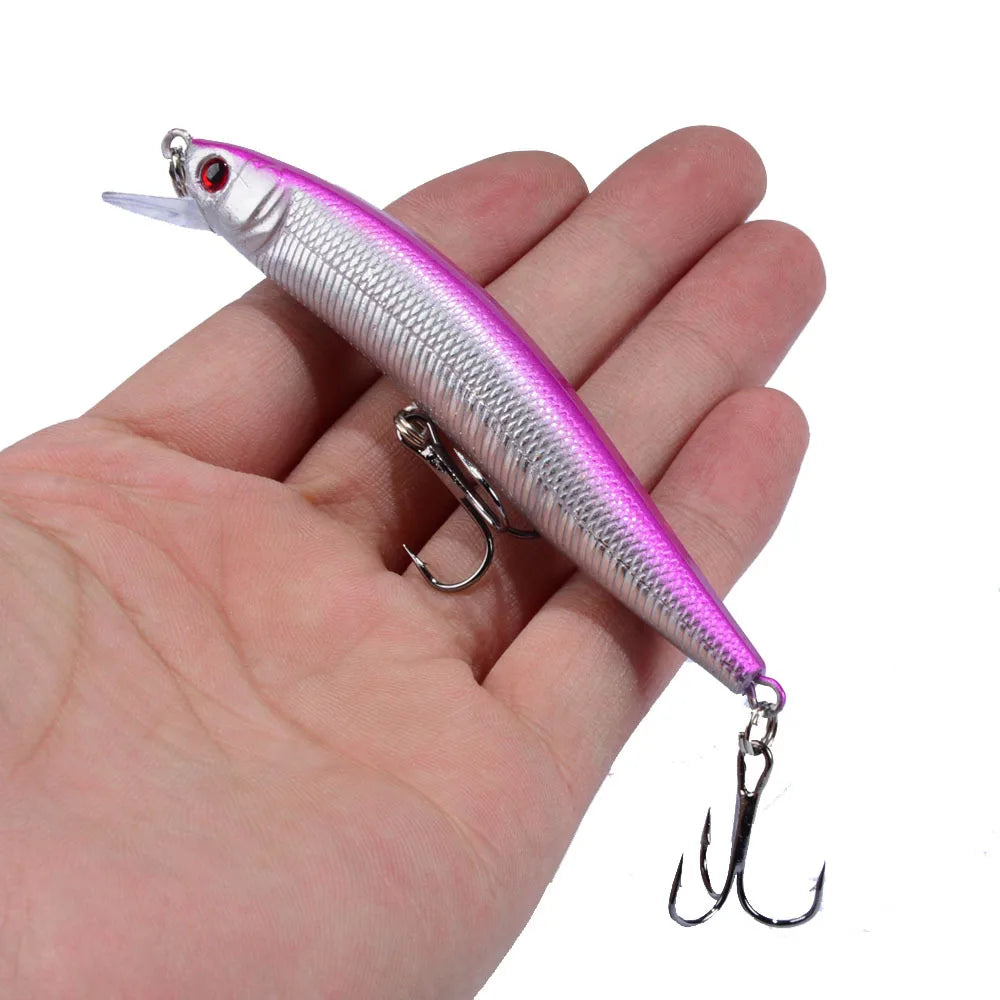 Leurre Minnow Flottant 95mm 8g - Poisson Nageur Dur Carnassier – Leurres de pêche – Oceanis Gear
