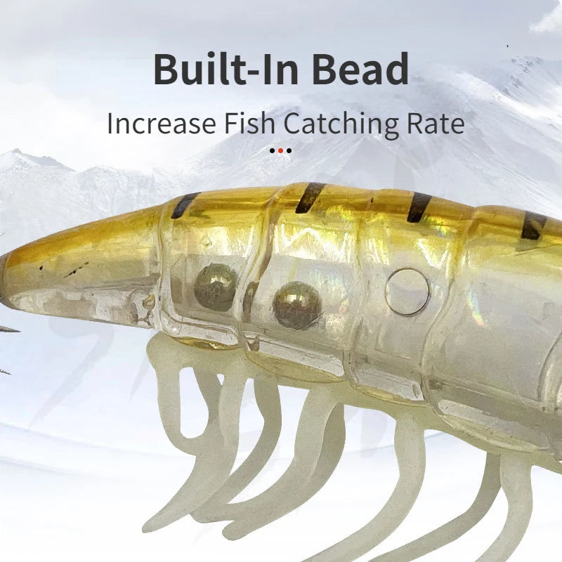 Leurres Crevette à Hochet - 8 pièces