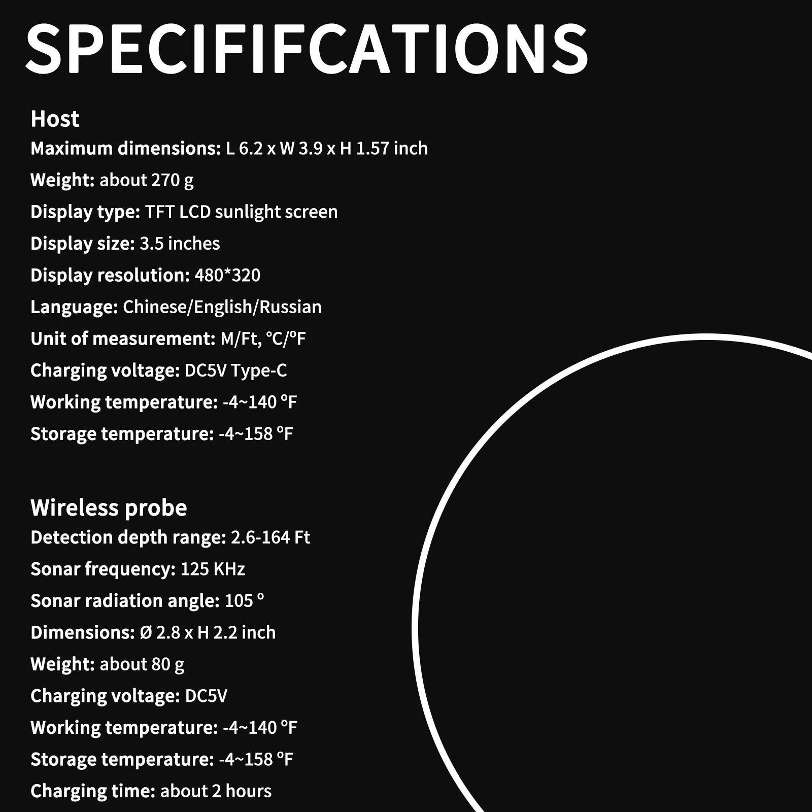 Smart Fish Finder - Sondeur portable et sondeur de profondeur pour la pêche – DETECTEURS DES POISSONS – Oceanis Gear