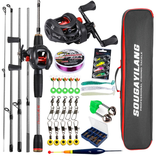 Kit Canne + Moulinet Baitcasting