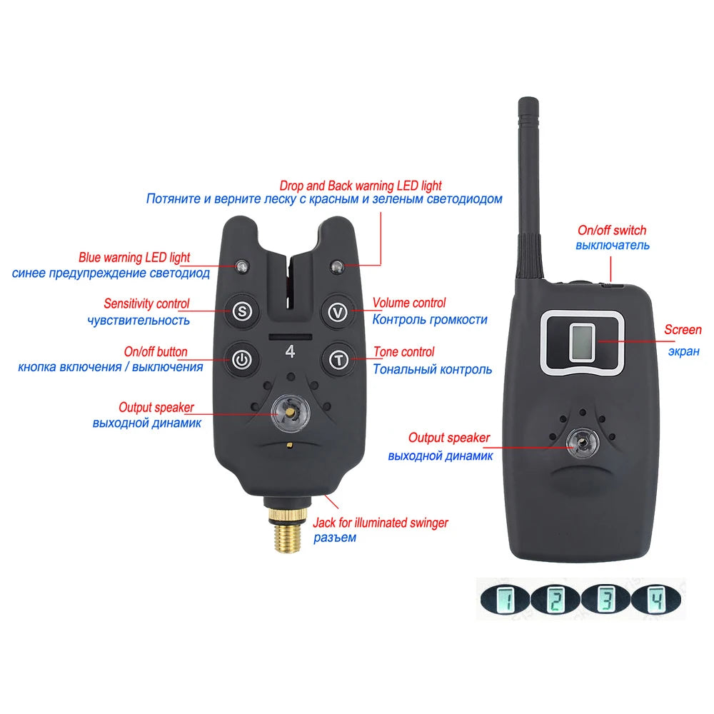 Détecteur de touche sans fil – DETECTEURS DES POISSONS – Oceanis Gear