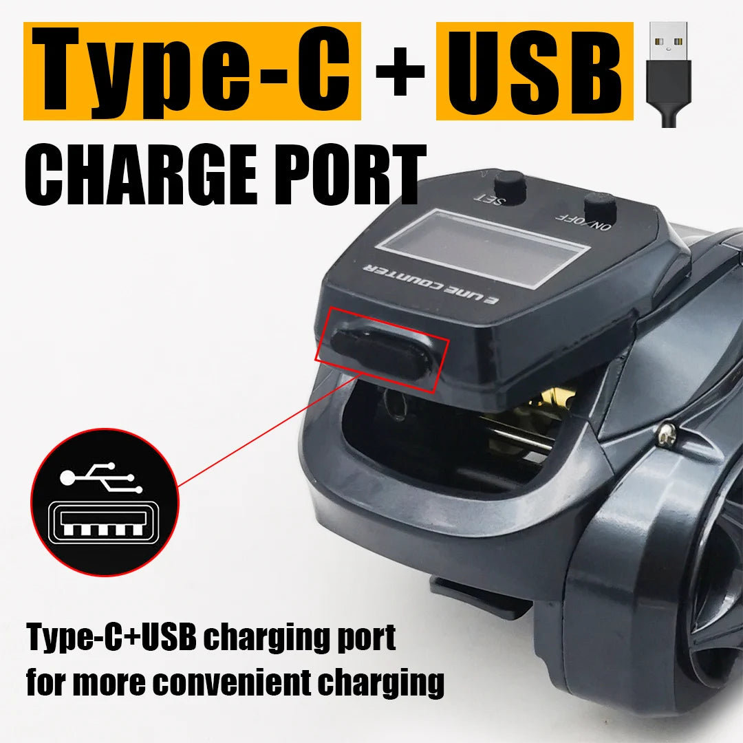 Moulinet Électronique LED 4 Langues