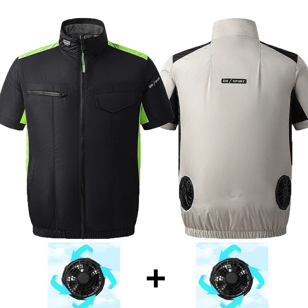 Gilet Refroidissement USB Été - 2 Ventilateurs Climatisé – VESTE DE PECHE – Oceanis Gear