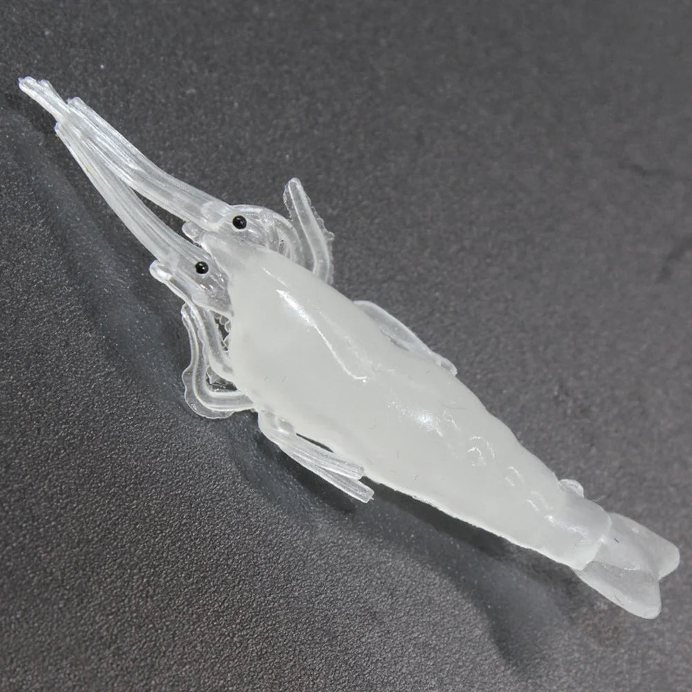 Crevettes Lumineuses Silicone x10 - Leurres – Leurres de Pêche – Oceanis Gear