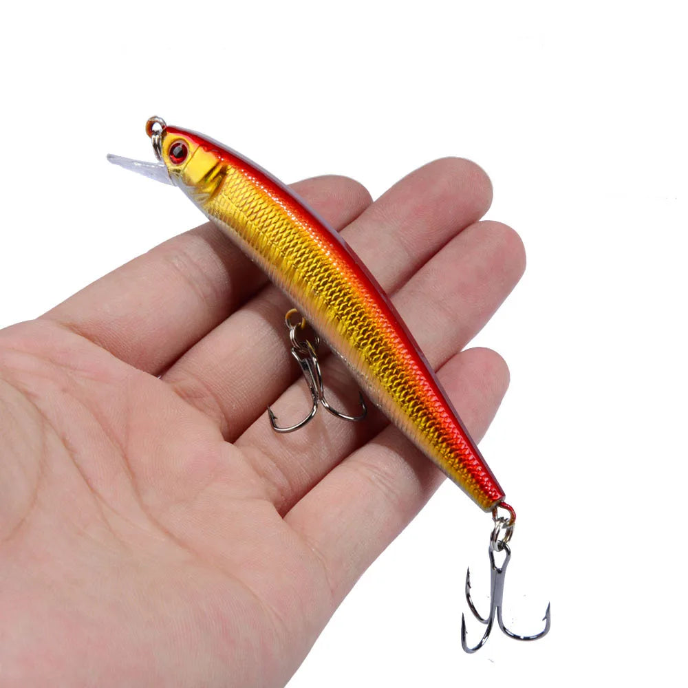 Leurre Minnow Flottant 95mm 8g - Poisson Nageur Dur Carnassier – Leurres de pêche – Oceanis Gear