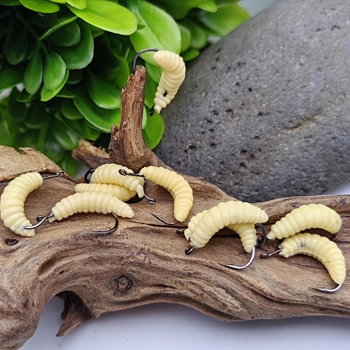 Leurres Souples Asticots Ultra-Réalistes - Pack 30 pcs – Leurres et Appâts – Oceanis Gear