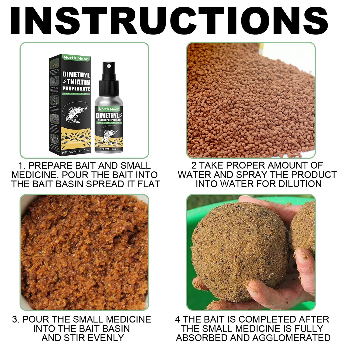 Leurre de Pêche Liquide 30 ml – Appât Naturel Ultra-Attractif pour Poissons – Leurres de pêche – Oceanis Gear