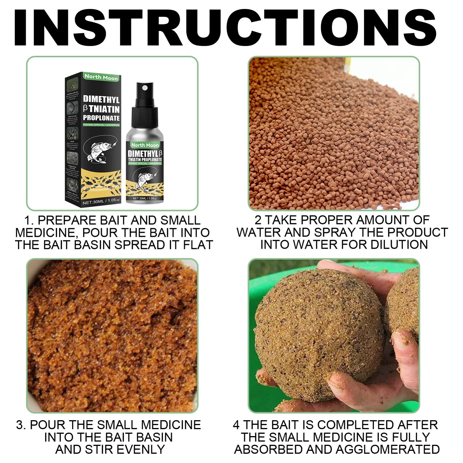 Leurre de Pêche Liquide 30 ml – Appât Naturel Ultra-Attractif pour Poissons – Leurres de pêche – Oceanis Gear