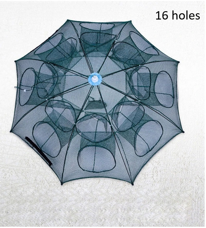 Filet de Pêche Automatique Pliable – Multi-Entrées – Accessoire de pêche – Oceanis Gear