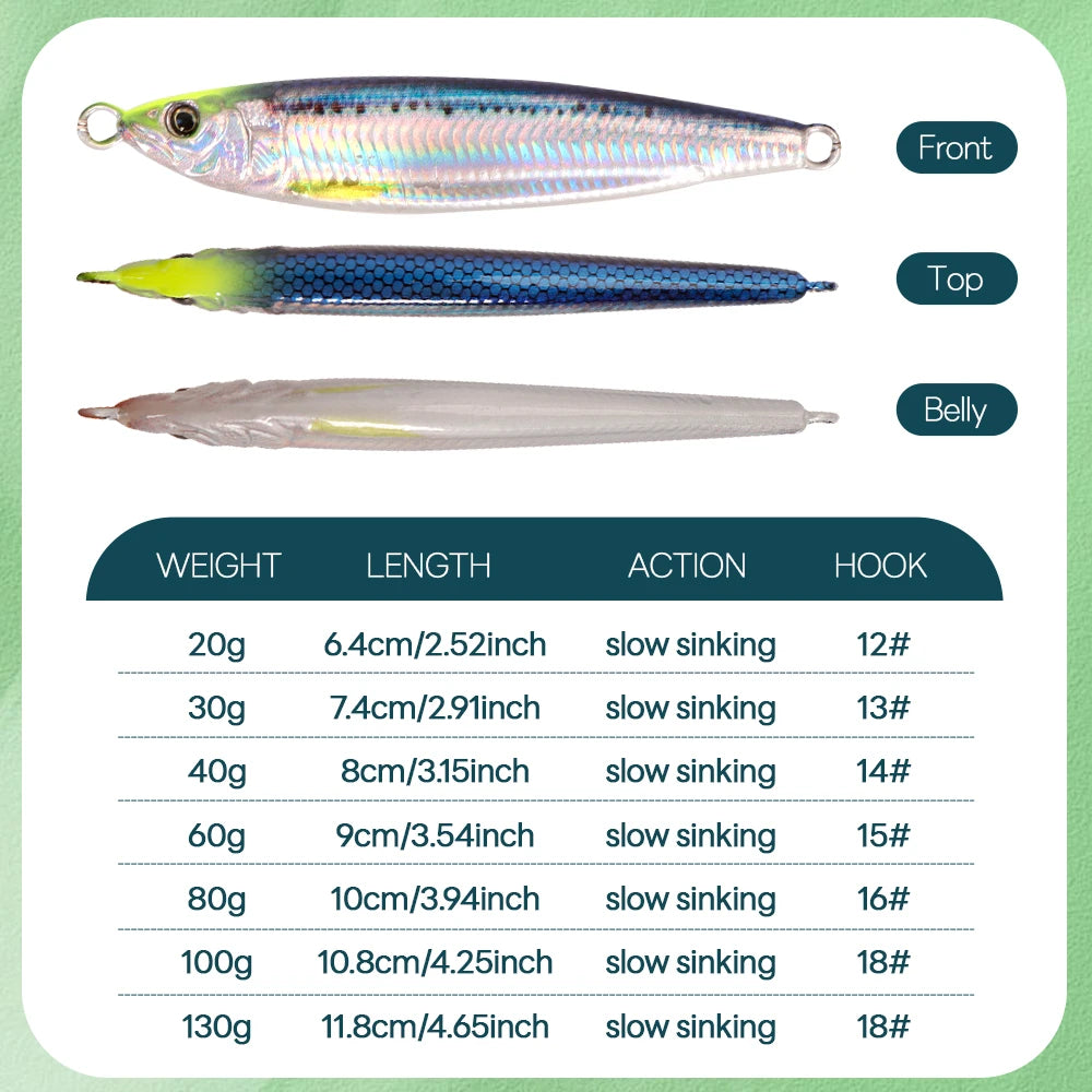 leurre métallique imprimé en 3D – Leurres de pêche – Oceanis Gear