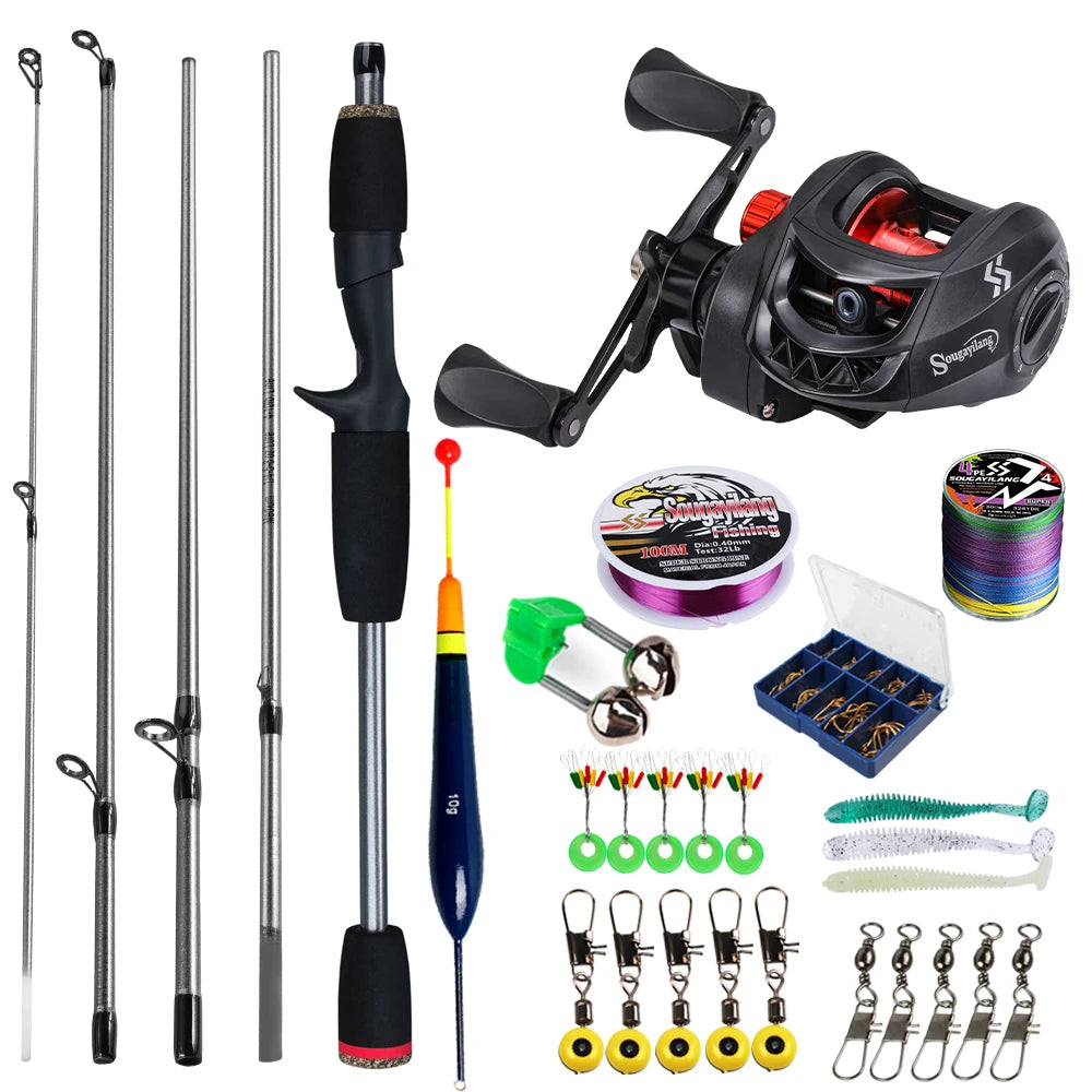 Kit Canne + Moulinet Baitcasting