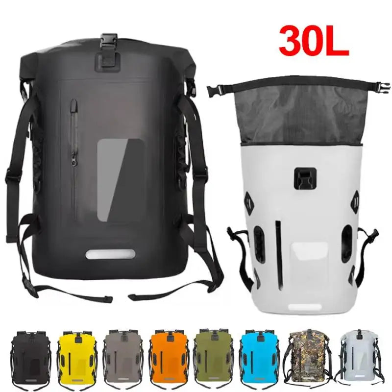 Sac Dos Étanche 30L Pêche - Imperméable Multifonction PVC – SACS DE PECHE – Oceanis Gear