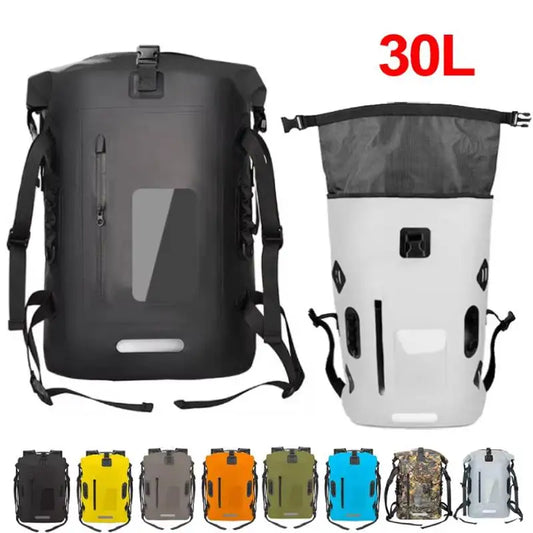 Sac Dos Étanche 30L Pêche - Imperméable Multifonction PVC – SACS DE PECHE – Oceanis Gear