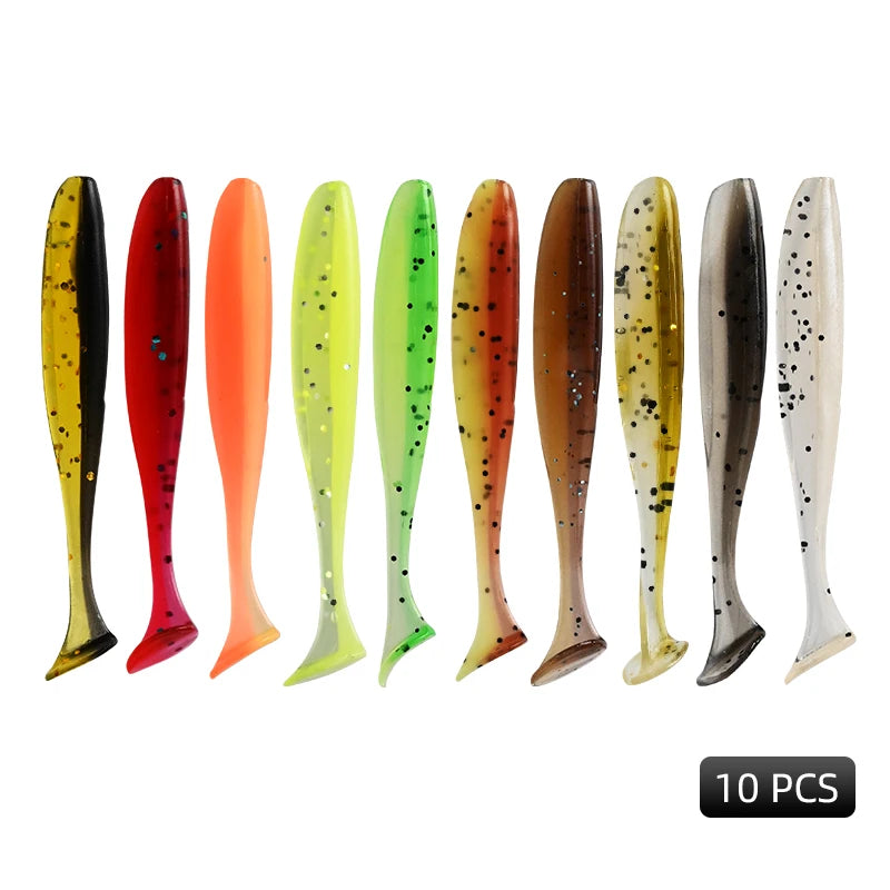 Leurres Souples Carpe Silicone - Lot 10 Pièces Multi-Tailles – Leurres de pêche – Oceanis Gear