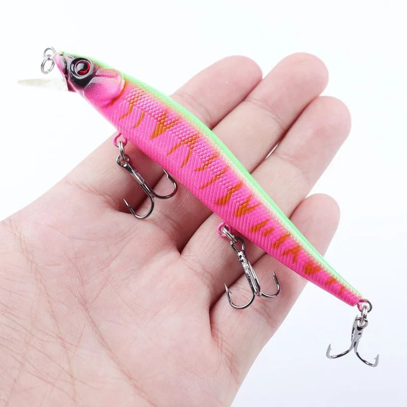 Kit de Leurres de Pêche Réalistes 12cm