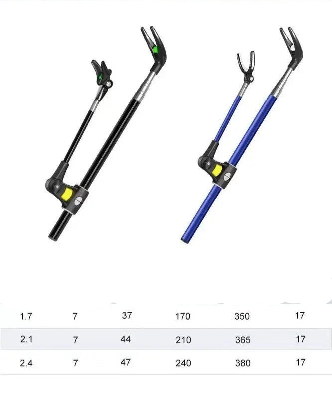 Support Canne Pêche Télescopique - Porte-Canne Robuste 2.4m – Accessoires de pêche – Oceanis Gear