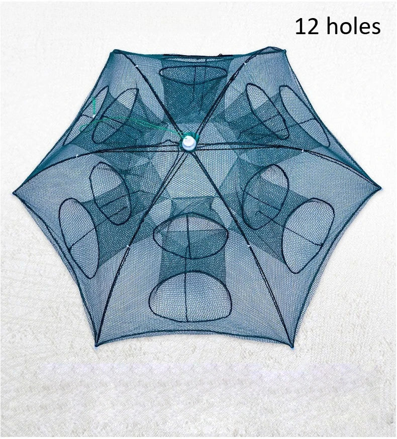 Filet de Pêche Automatique Pliable – Multi-Entrées – Accessoire de pêche – Oceanis Gear