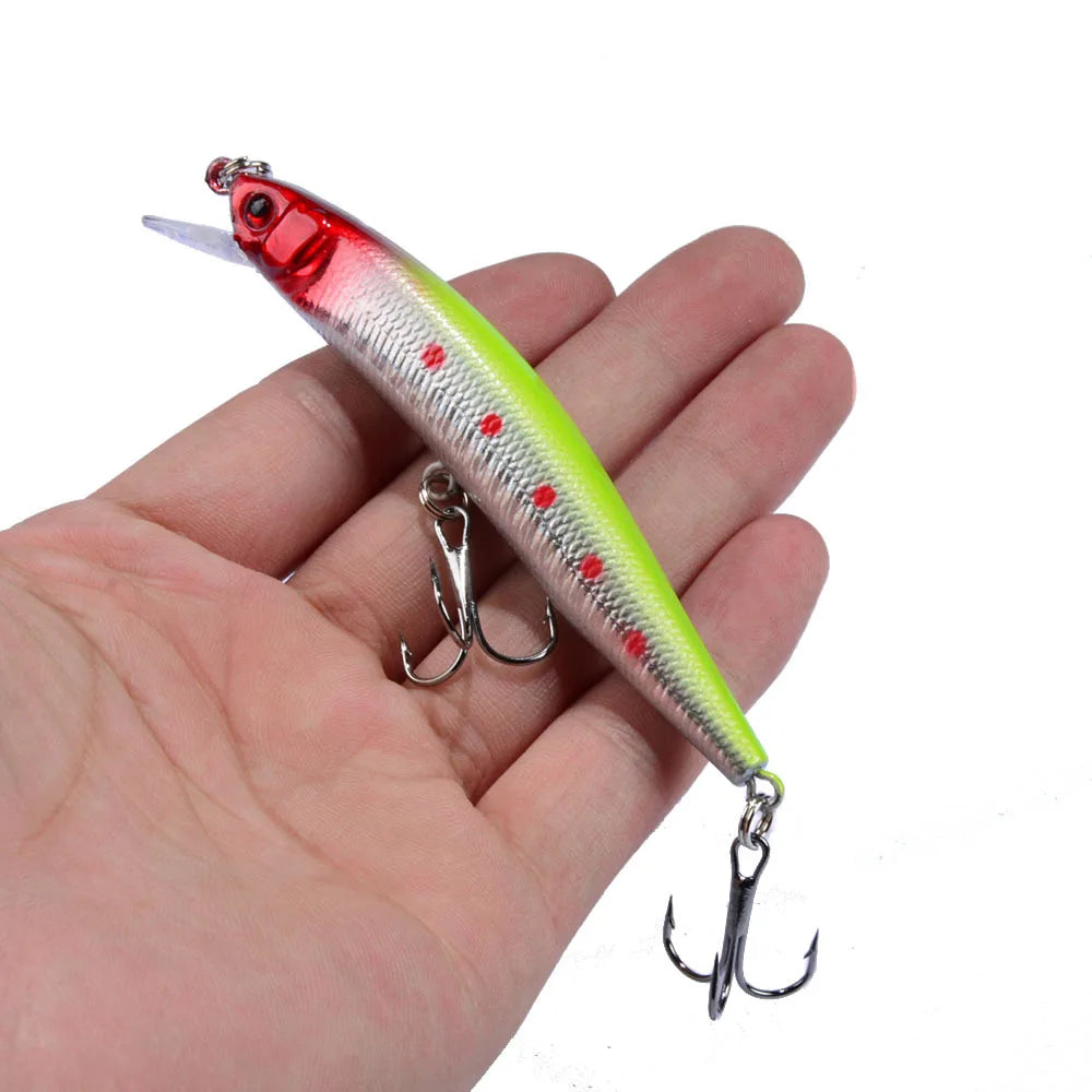 Leurre Minnow Flottant 95mm 8g - Poisson Nageur Dur Carnassier – Leurres de pêche – Oceanis Gear
